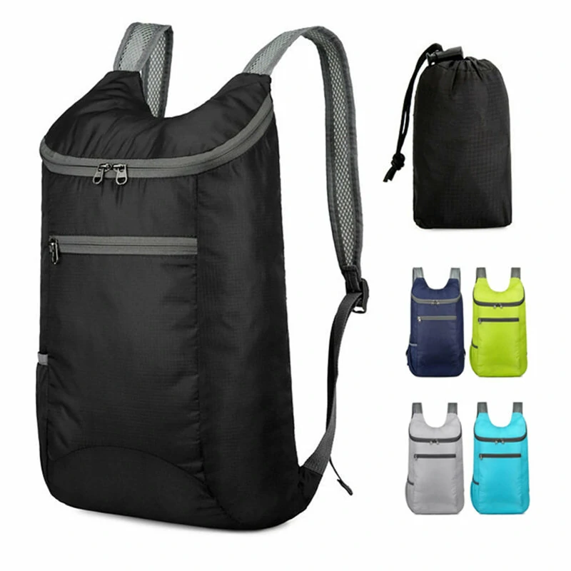 (image for) Waterproof Foldable Backpack Ultralight Outdoor Folding Bag Travel Daypack Bag Packable Sports Bag for Men Women